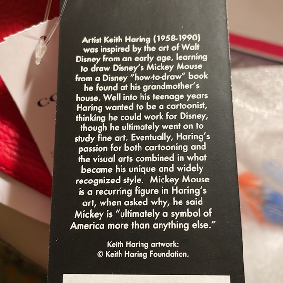 Coach Disney Keith Haring backpack crossbody bag BRAND NEW LIMITED EDITION - Picture 14 of 15